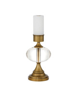 Currey and Company - 6700-0018 - LED Table Lamp - Sashay - Clear/Polished Antique Brass