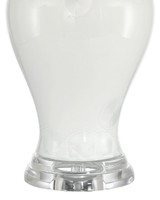 Currey and Company - 6000-1109 - One Light Table Lamp - Crystalline - Off-White / Clear