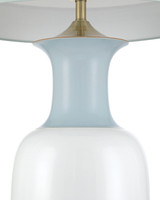 Currey and Company - 6000-1108 - One Light Table Lamp - Kora - Off-White / Light Blue