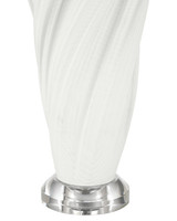 Currey and Company - 6000-1105 - One Light Table Lamp - Ascension - Off-White / Clear
