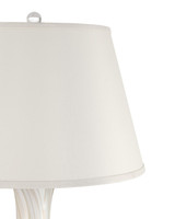 Currey and Company - 6000-1102 - One Light Table Lamp - Penna - Light Gray / Off-White