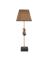Currey and Company - 6000-1094 - One Light Table Lamp - Patter - Vintage Brass / Black