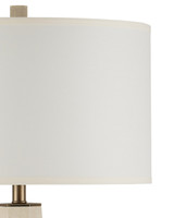 Currey and Company - 6000-1082 - One Light Table Lamp - Galuchat - Ivory Faux Shagreen / Brass