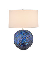 Currey and Company - 6000-1077 - One Light Table Lamp - Mantilla - Blue