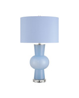 Currey and Company - 6000-1072 - One Light Table Lamp - Duende - Blue/Clear