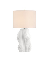 Currey and Company - 6000-1067 - One Light Table Lamp - Watershed - White