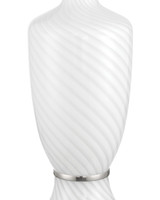 Currey and Company - 6000-1066 - Two Light Table Lamp - Classico - White/Clear/Polished Nickel