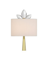 Currey and Company - 5900-0061 - One Light Wall Sconce - Trillium - Clear/Brass