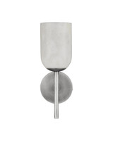 Currey and Company - 5800-0083 - One Light Wall Sconce - Belmont - Natural / Polished Nickel