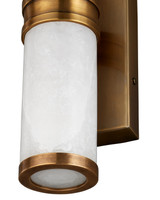 Currey and Company - 5800-0079 - LED Wall Sconce - Brenham - Natural/Vintage Brass