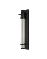 Currey and Company - 5500-0068 - LED Wall Sconce - Provence - Matte Black / Clear