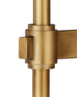 Currey and Company - 5000-0320 - Two Light Wall Sconce - Grigsby - Antique Brass / Bronze