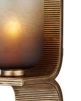 Currey and Company - 5000-0311 - One Light Wall Sconce - Purcell - Gold Luster / Antique Gold