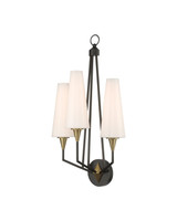 Currey and Company - 5000-0303 - LED Wall Sconce - Hennin - Polished Antique Brass/Oil Rubbed Bronze