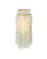 Currey and Company - 5000-0287 - One Light Wall Sconce - Verre de Mer - Seaglass/Contemporary Gold