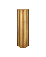 Currey and Company - 4000-0271 - Pedestal - Trebol - Antique Brass