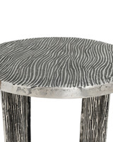 Currey and Company - 4000-0265 - Accent Table - Structure - Antique Nickel