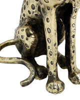 Currey and Company - 4000-0264 - Accent Table - Bacall - Antique Gold / Clear