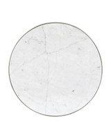 Currey and Company - 4000-0260 - Accent Table - Lunaria - Antique Silver Leaf / Natural