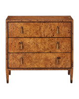 Currey and Company - 3000-0341 - Chest - Evie - Mappa Burl