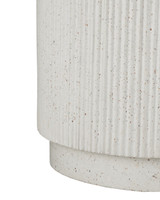Currey and Company - 2200-0072 - Planter - Ridge - Ivory Terrazzo