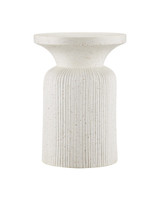 Currey and Company - 2000-0054 - Accent Table - Ridge - Ivory Terrazzo