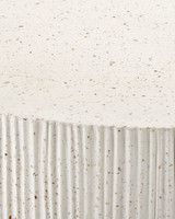 Currey and Company - 2000-0053 - Cocktail Table - Ridge - Ivory Terrazzo