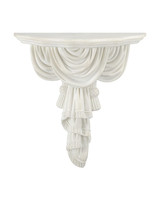 Currey and Company - 1200-1154 - Wall Shelf - Chiton - Antique Off-White