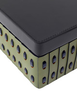 Currey and Company - 1200-1145 - Box Set of 2 - Cuoio - Green / Black