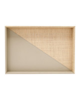 Currey and Company - 1200-1142 - Tray Set of 2 - Evren - Gray / Natural