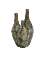 Currey and Company - 1200-1139 - Vase - Trois - Greco Bronze