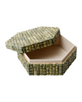 Currey and Company - 1200-1124 - Box Set of 2 - Knepp - Green / Natural