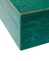 Currey and Company - 1200-1122 - Box Set of 2 - Orin - Green / Brushed Brass