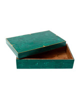 Currey and Company - 1200-1122 - Box Set of 2 - Orin - Green / Brushed Brass