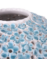 Currey and Company - 1200-1113 - Vase - Daisy Blue - Light Blue / White