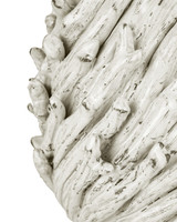 Currey and Company - 1200-1109 - Vase - Seadrift - White