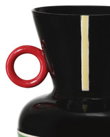 Currey and Company - 1200-1091 - Vase - Fauvist - Black/Green/Red/Yellow/Orange