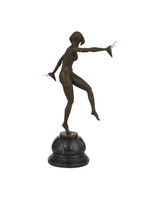 Currey and Company - 1200-1081 - Sculpture - Zanni - Black/Cream
