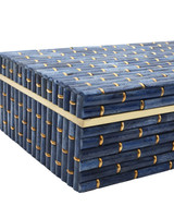 Currey and Company - 1200-1060 - Box Set of 2 - Midnight - Blue/Brass