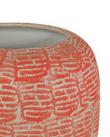 Currey and Company - 1200-0979 - Jar - Happiness - Red/Beige