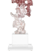 Currey and Company - 1200-0975 - Sculpture - Faux - Purple Pink/Clear