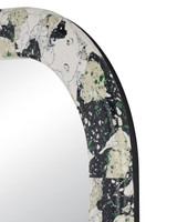 Currey and Company - 1000-0185 - Mirror - Wolcott - White / Black / Green