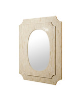 Currey and Company - 1000-0180 - Mirror - Sentimental - Natural / Brass