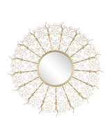 Currey and Company - 1000-0165 - Mirror - Levain - Gold Leaf