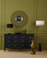 Currey and Company - 1000-0165 - Mirror - Levain - Gold Leaf