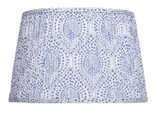 Currey and Company - 0900-6020 - Lamp Shade - Lenore - Blue/Ivory