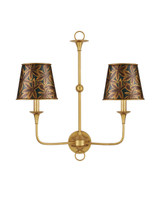 Currey and Company - 0900-0071 - Chandelier Shade - Castagno - Gold/Blue
