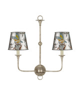 Currey and Company - 0900-0068 - Chandelier Shade - Victoria - Silver