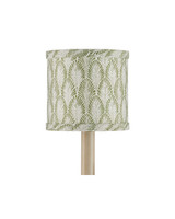 Currey and Company - 0900-0065 - Chandelier Shade - Plume - Green/Ivory