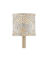 Currey and Company - 0900-0062 - Chandelier Shade - Lenore - Gold/Brown/Ivory